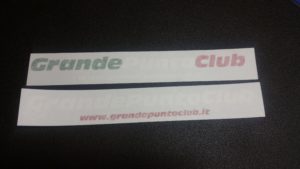 grande punto club adesivi stickers