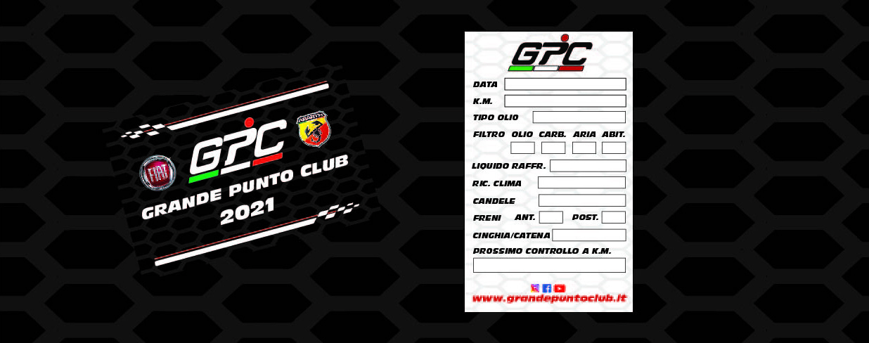 GPC Grande Punto Club 2021 Tessera Soci