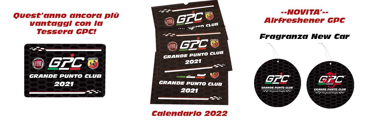 GPC Grande Punto Club 2021 Tessera Soci