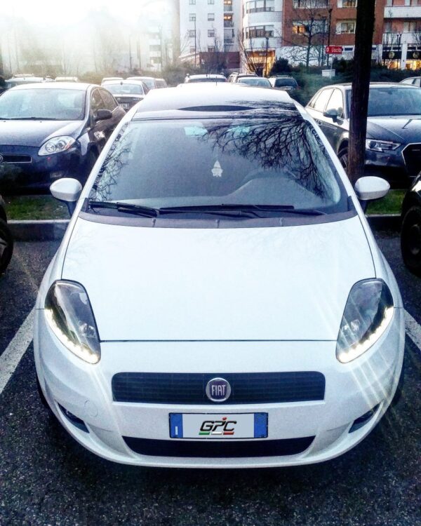 Faro Daylight Luci diurne a LED Fiat Grande Punto 199 nero